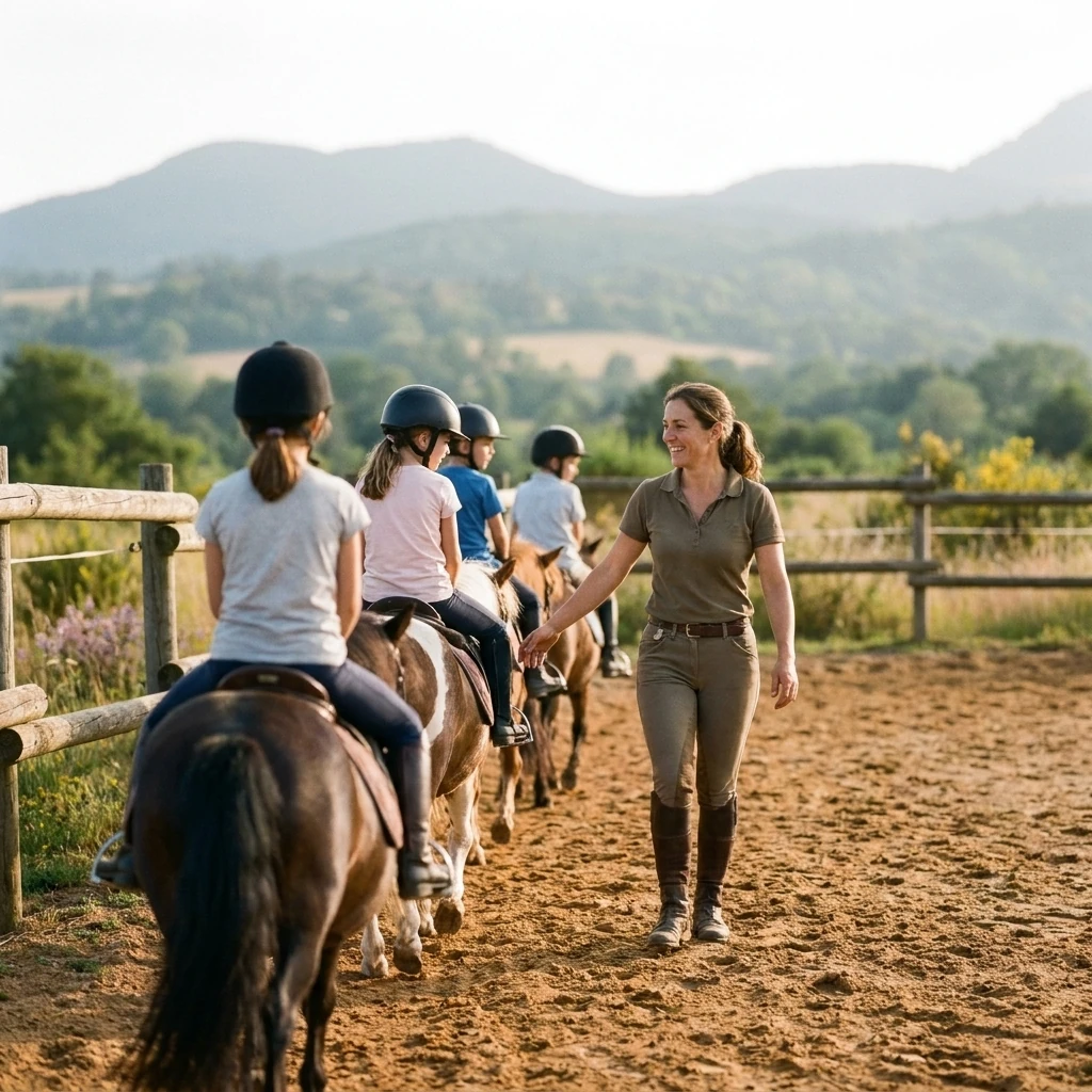 Cours de poney à Châtel-Guyon, Puy-de-Dôme
